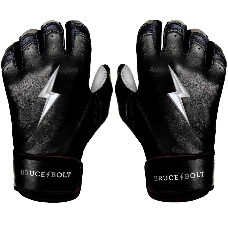 2024 Bruce Bolt Pro Chrome Short Cuff Batting Gloves Evolution Sports Excellence