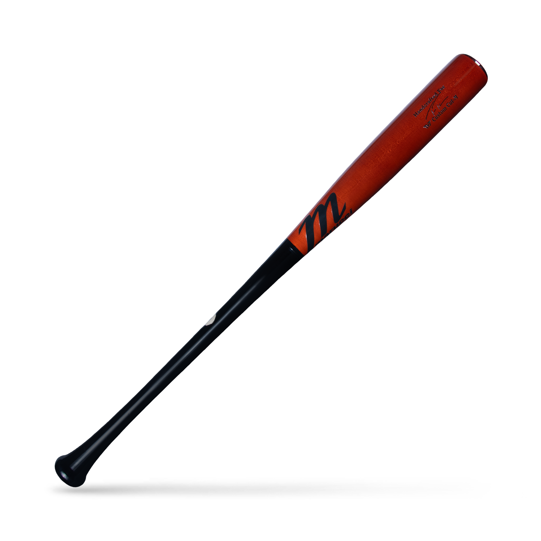 Batte De Baseball Marucci Pro Cut - Bois Frotté, 32 Pouces, Noire