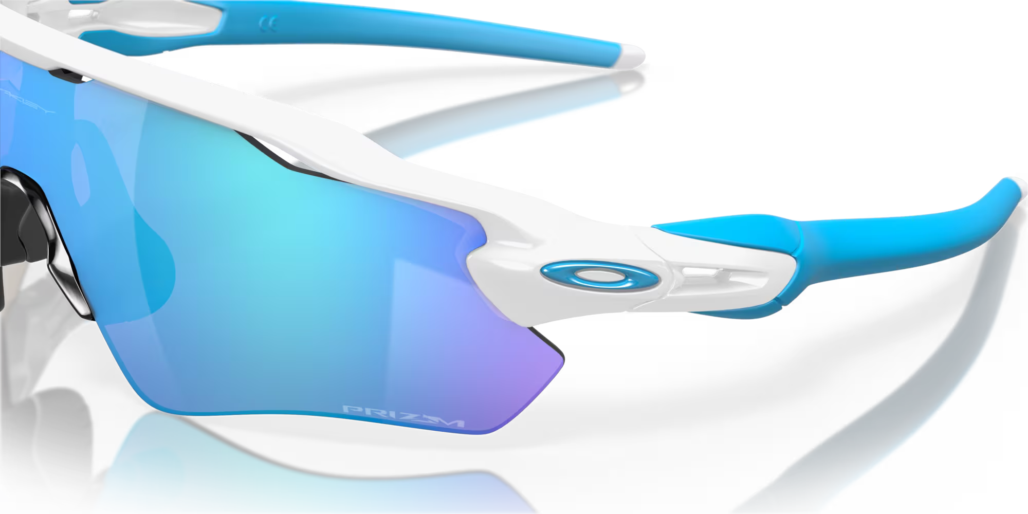 Oakley Radar EV Path - Polished White w/PRIZM Sapphire Iridium