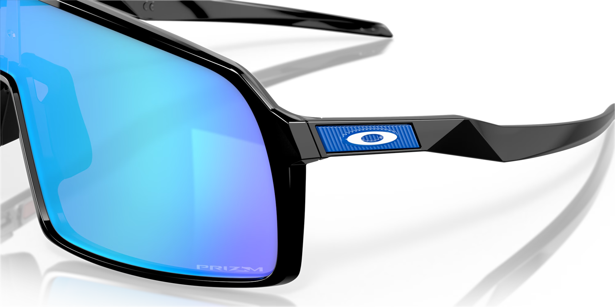 Oakley Sutro Polished Black w/ PRIZM Sapphire