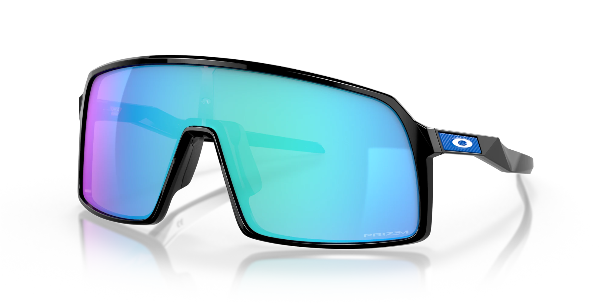 Oakley Sutro Polished Black w/ PRIZM Sapphire