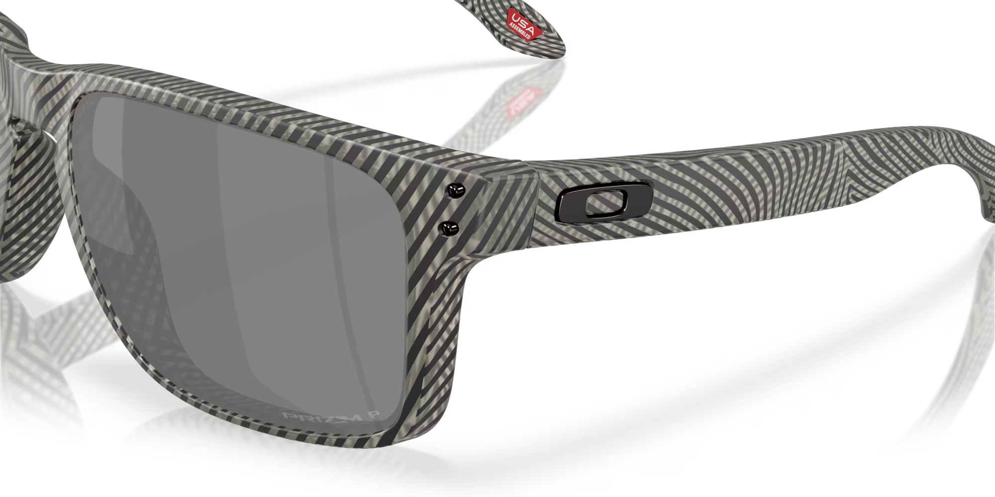 Oakley Holbrook XL Matte Grey Ink Fingerprint w/PRIZM Black Polarized