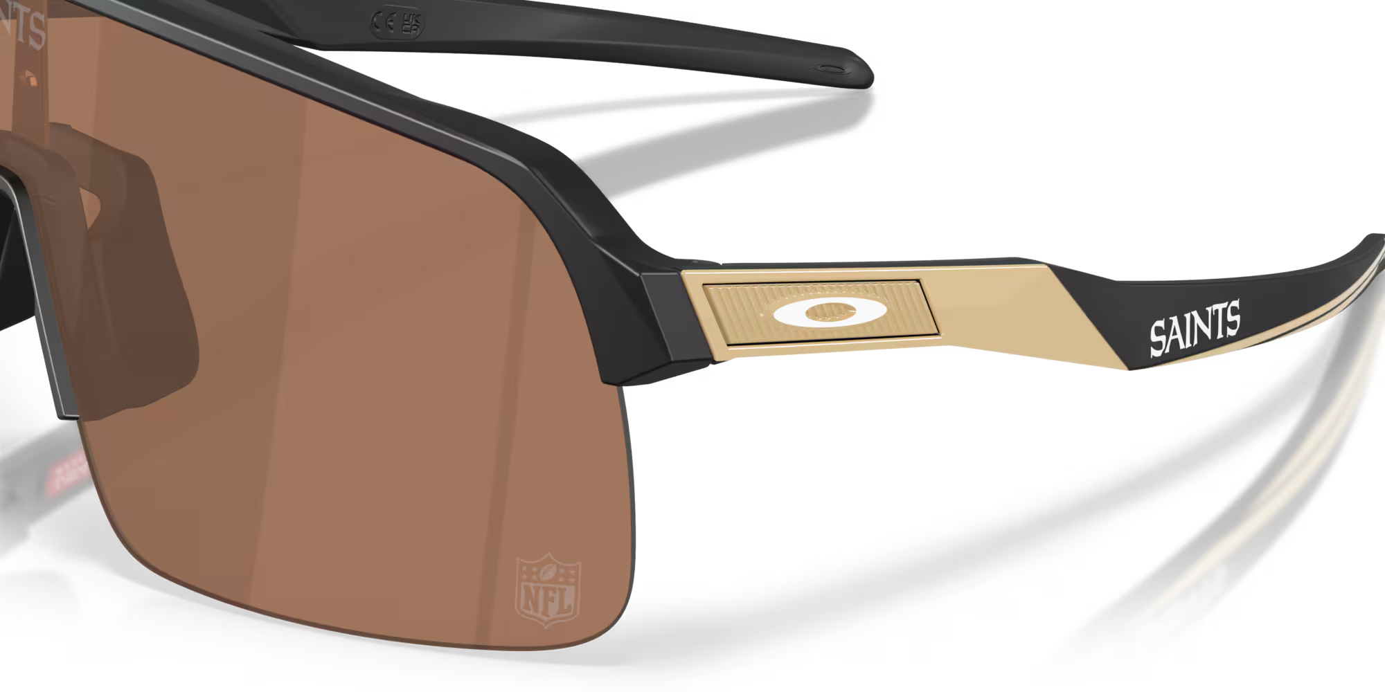 Oakley Sutro Lite Matte Black w/ PRIZM Tungsten - New Orleans Saints