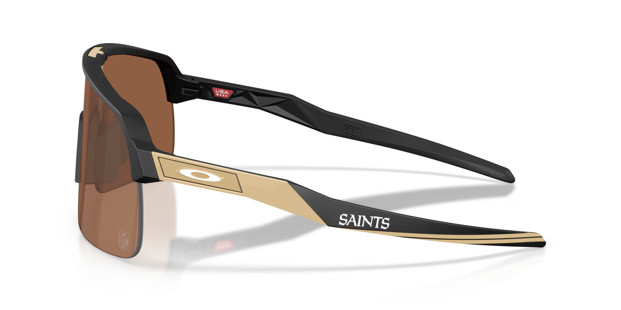 Oakley Sutro Lite Matte Black w/ PRIZM Tungsten - New Orleans Saints