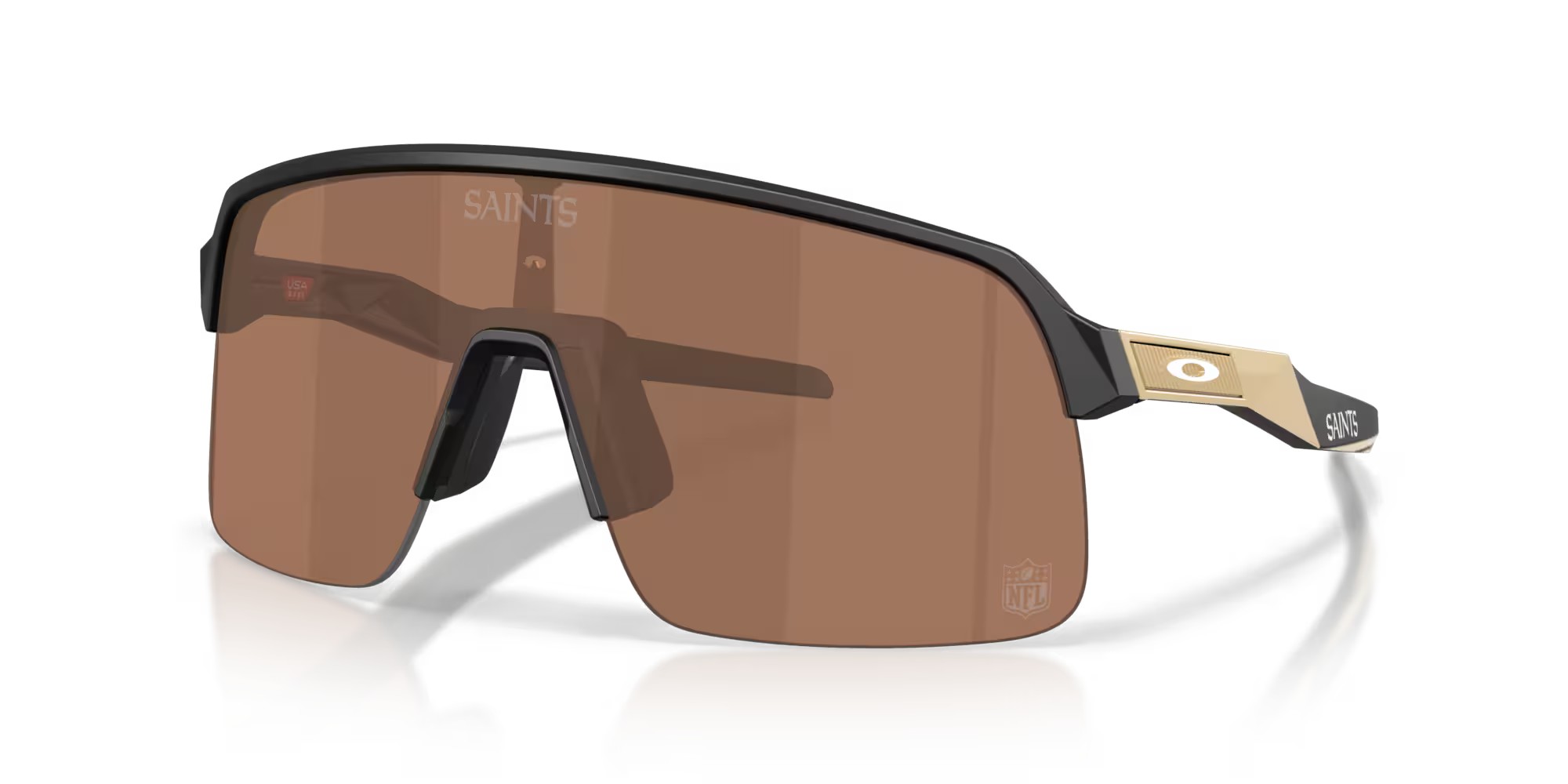 Oakley Sutro Lite Matte Black w/ PRIZM Tungsten - New Orleans Saints