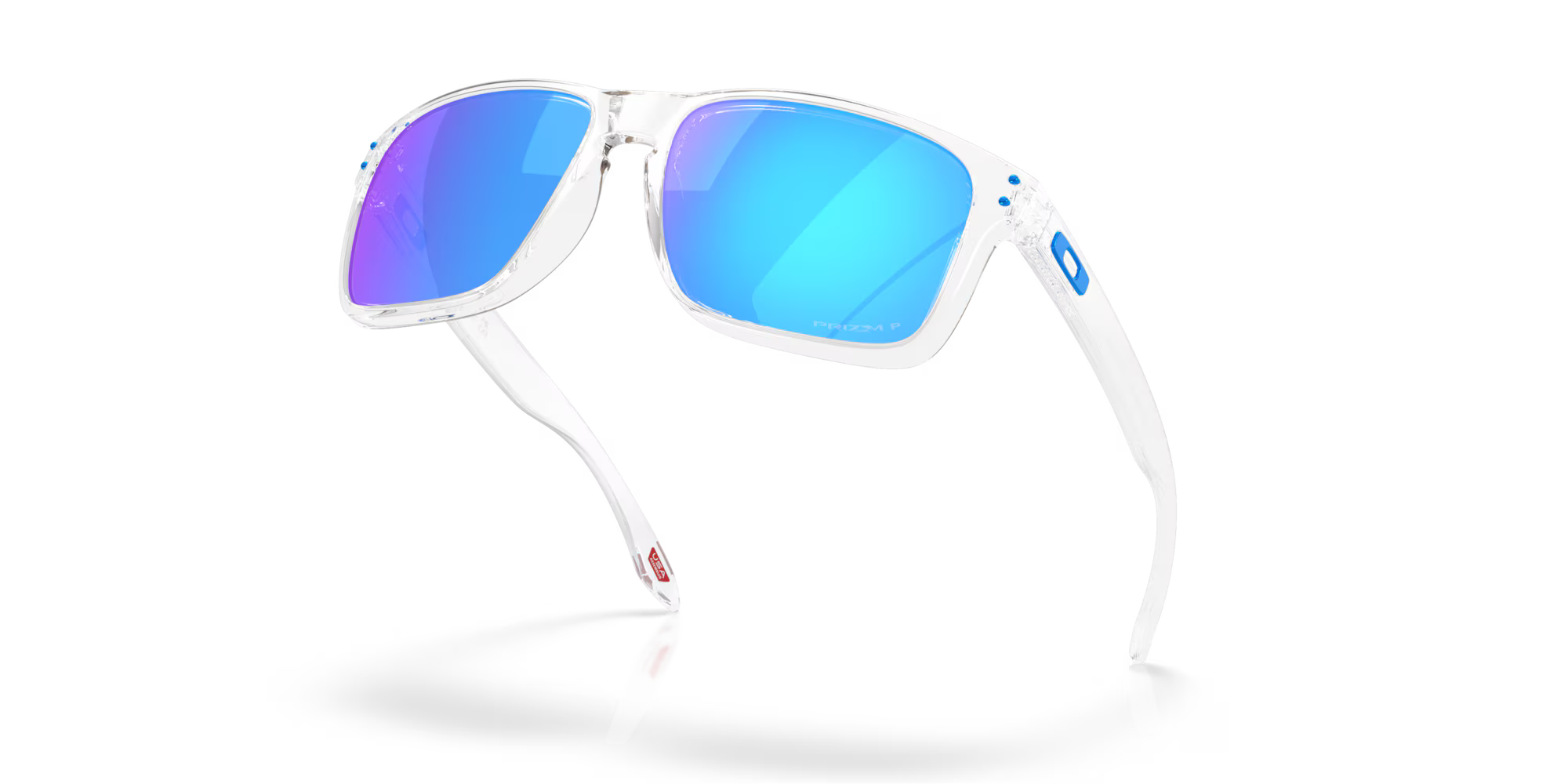 Oakley Holbrook XXL  Polished Clear w/PRIZM Sapphire Polarized