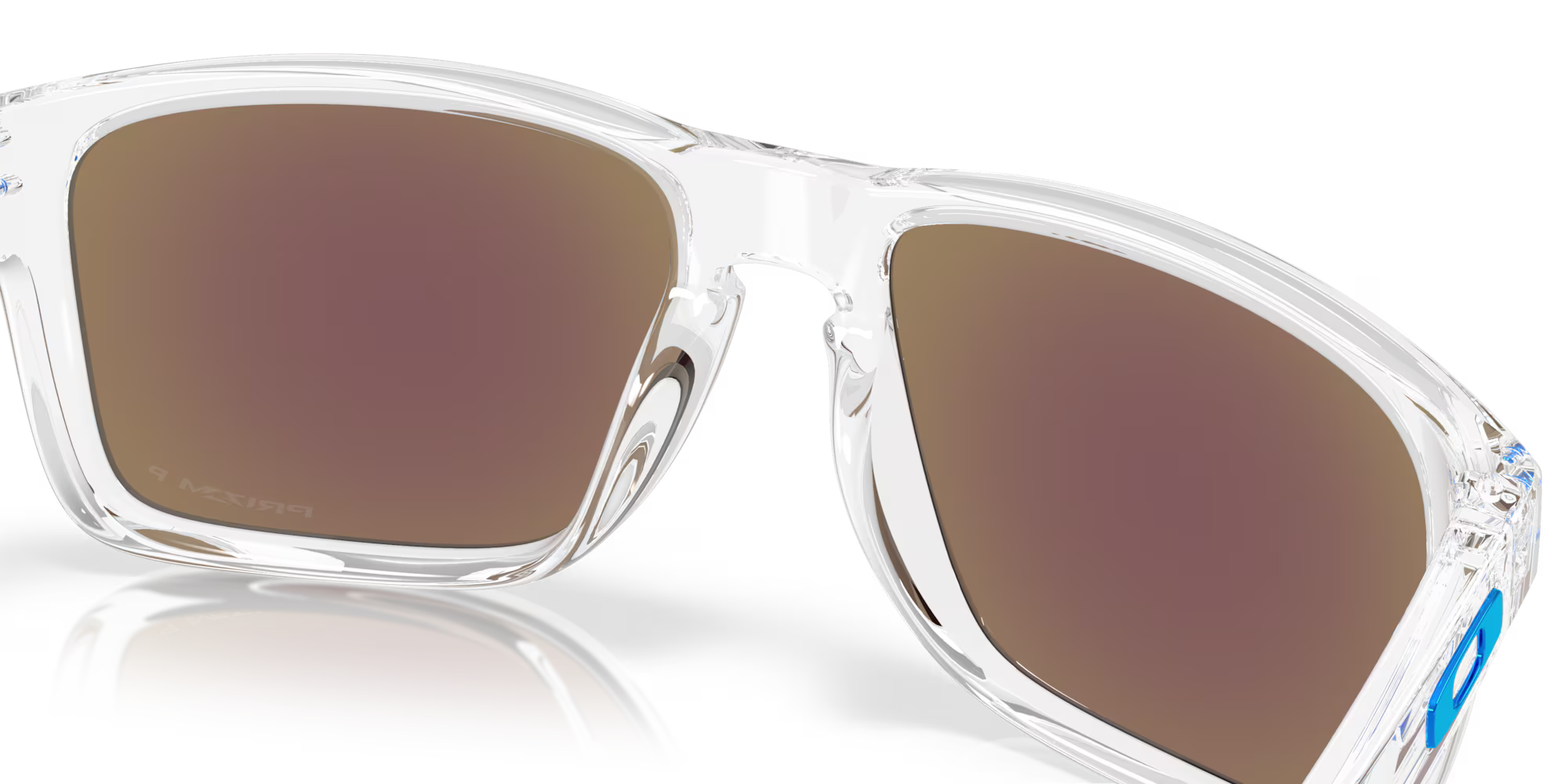 Oakley Holbrook XXL  Polished Clear w/PRIZM Sapphire Polarized