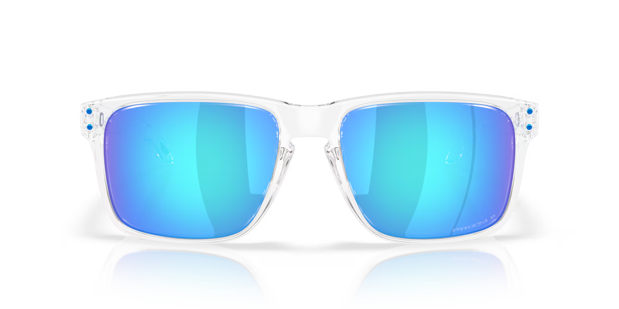 Oakley Holbrook XXL  Polished Clear w/PRIZM Sapphire Polarized