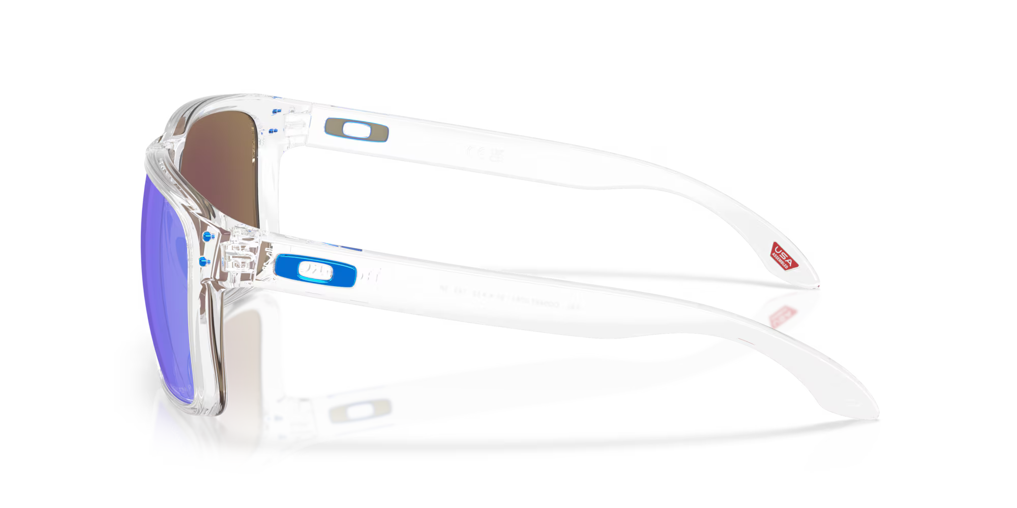 Oakley Holbrook XXL  Polished Clear w/PRIZM Sapphire Polarized