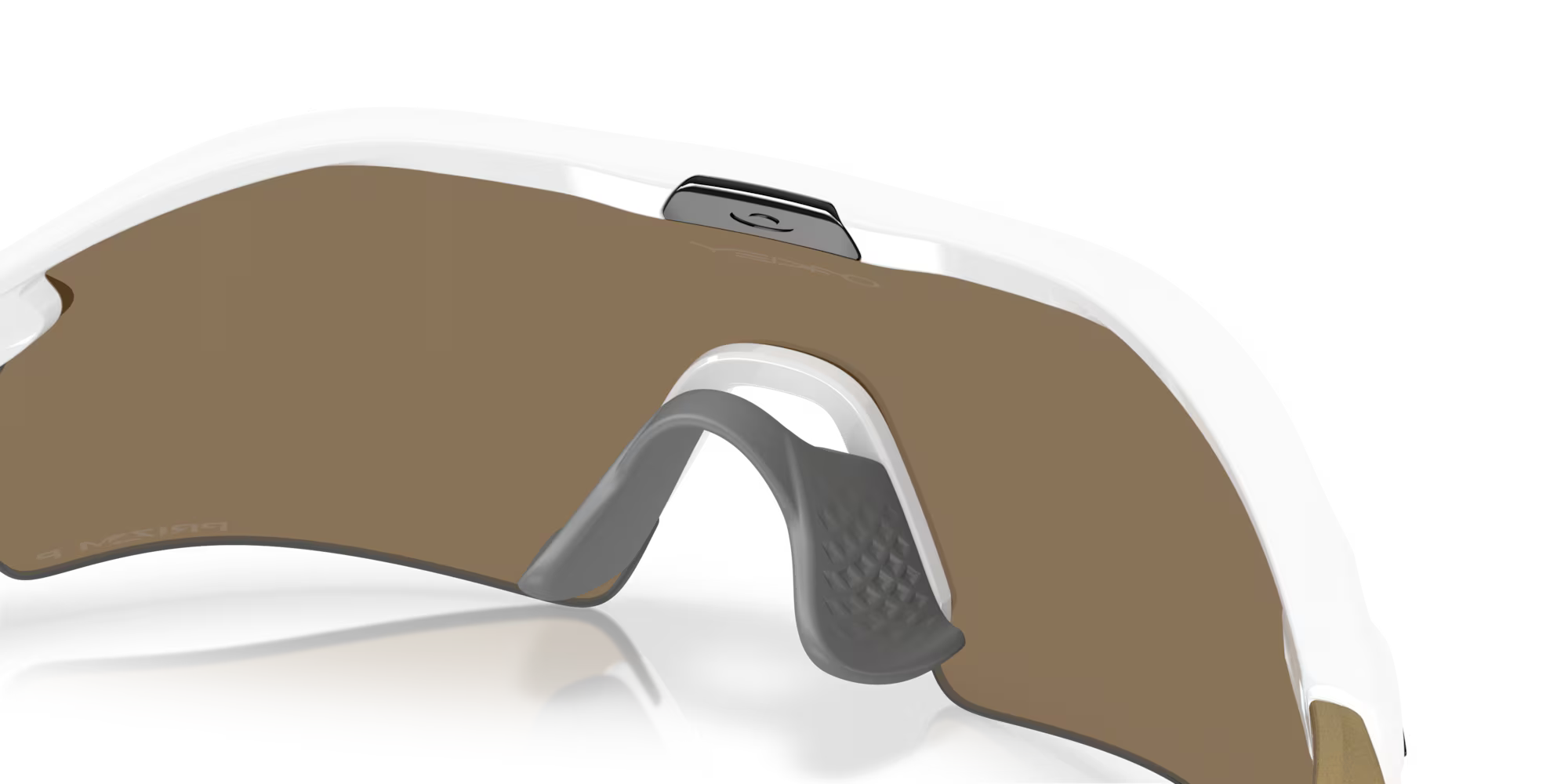 Oakley RADAR PLATE Polished White/Gold W/ PRIZM 24K Polarized