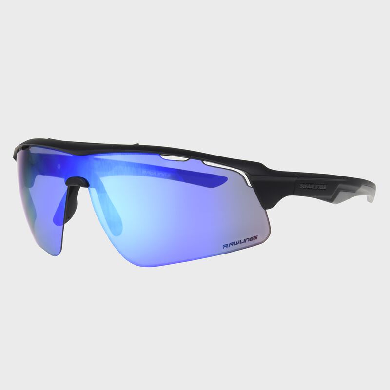 2025 Rawlings Black / Blue Mirror Adult Sunglasses