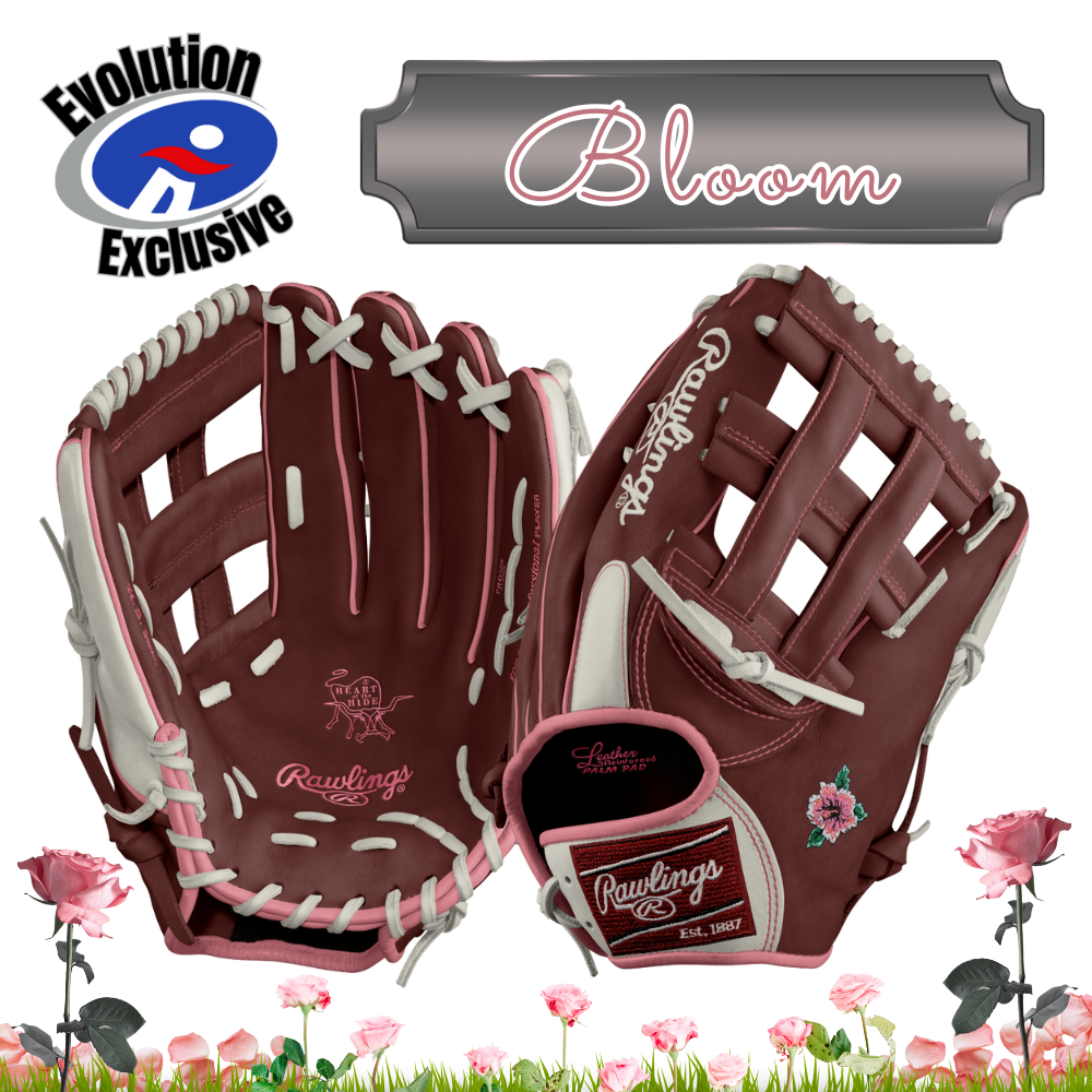 2025 Rawlings Heart of the Hide 12.5" Evolution Exclusive "Bloom" Utility Softball Glove PRO568 - Right Hand Throw