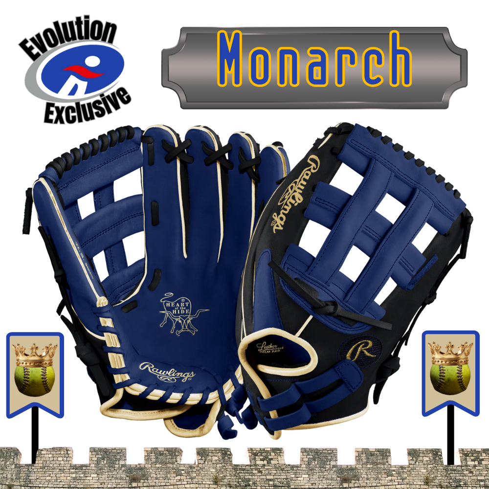 2025 Rawlings Heart of the Hide 12.5" Evolution Exclusive "Monarch" Utility Softball Glove PRO125SB - Right Hand Throw