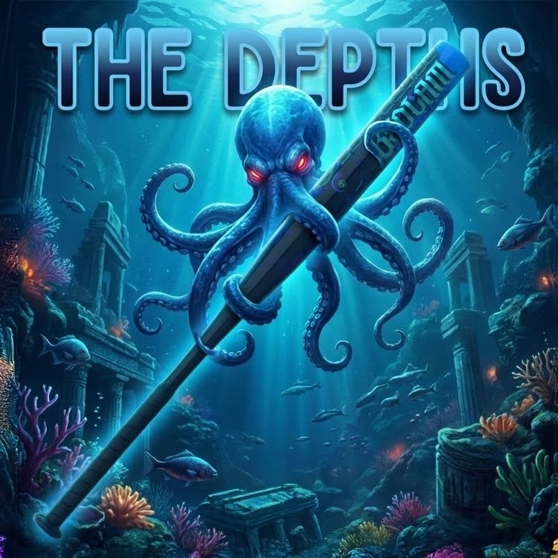 2026 Worth Bedlam The Depths Evolution Exclusive 1 Piece XL Load (0.5 oz) 14'' Slo-Pitch Bat WSU6DBSBL