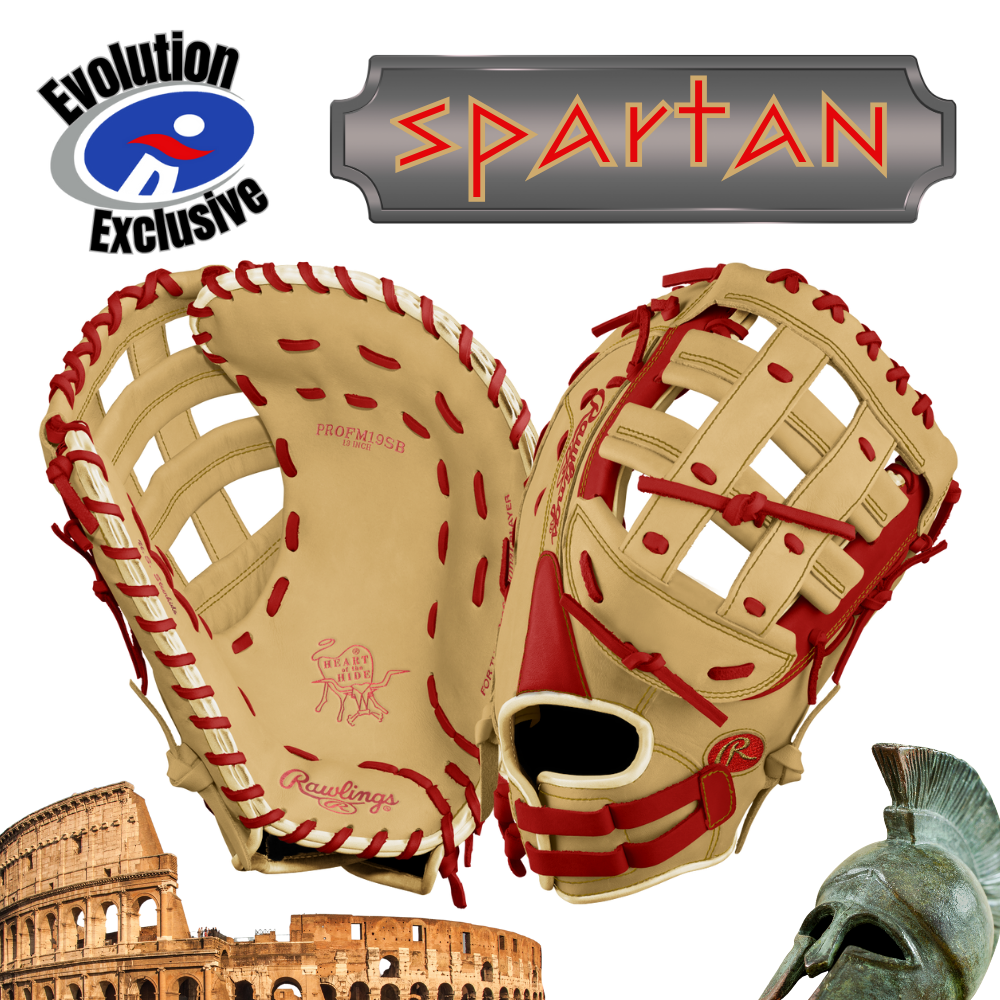 2025 Rawlings Heart of the Hide 13" Evolution Exclusive "Spartan" First Base Softball Glove PROFM19SB - Right Hand Throw