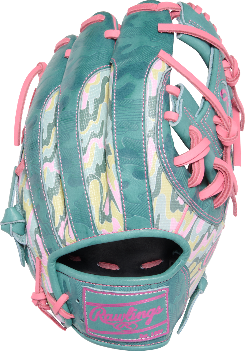 2026 Rawlings Heart of the Hide 11.5" Infield Baseball Glove Right Hand Throw PROR204-2SP - Spruce / Pink