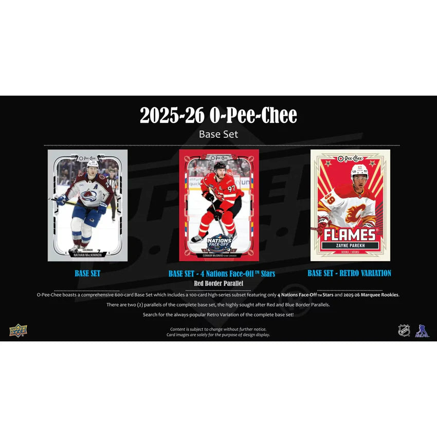 2026 Upper Deck OPC Hockey Cards - Single Pack