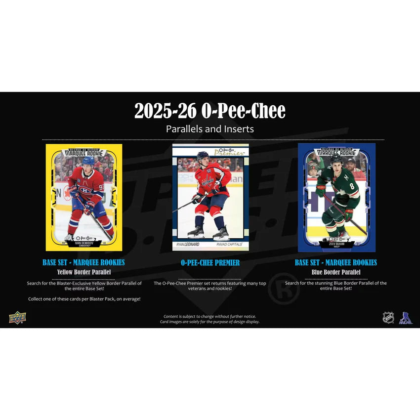 2026 Upper Deck OPC Hockey Cards - Single Pack