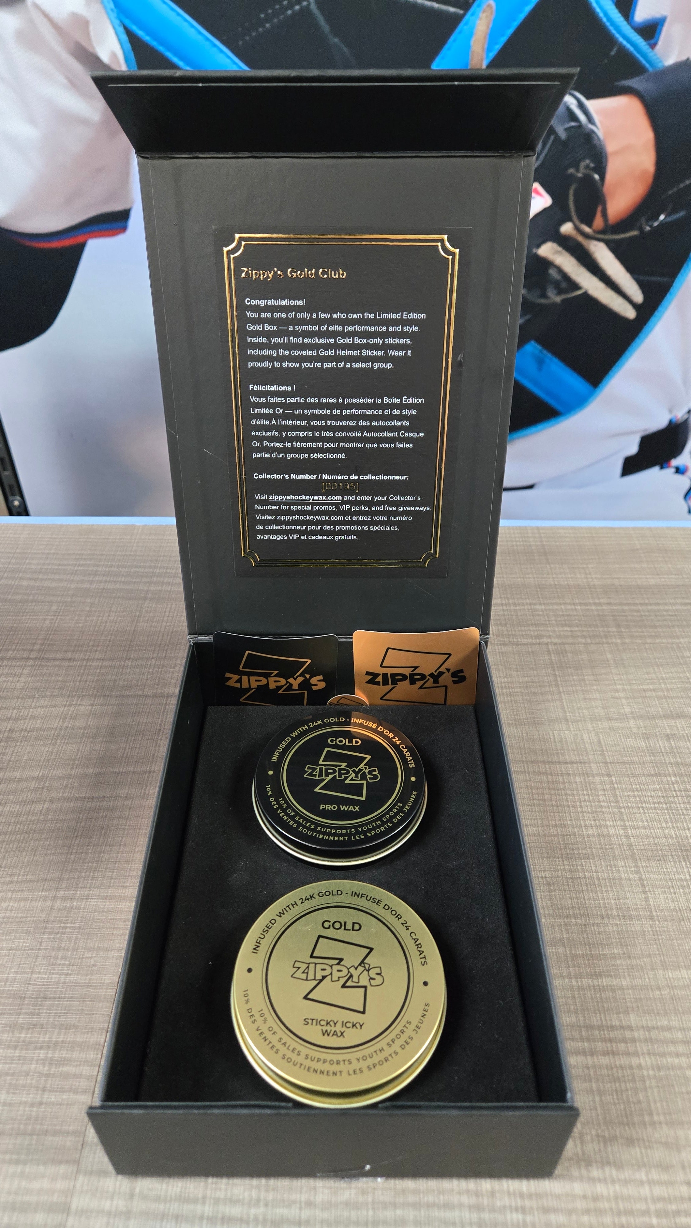 Zippys Hockey Stick Wax Gold Infused - Limited Edition