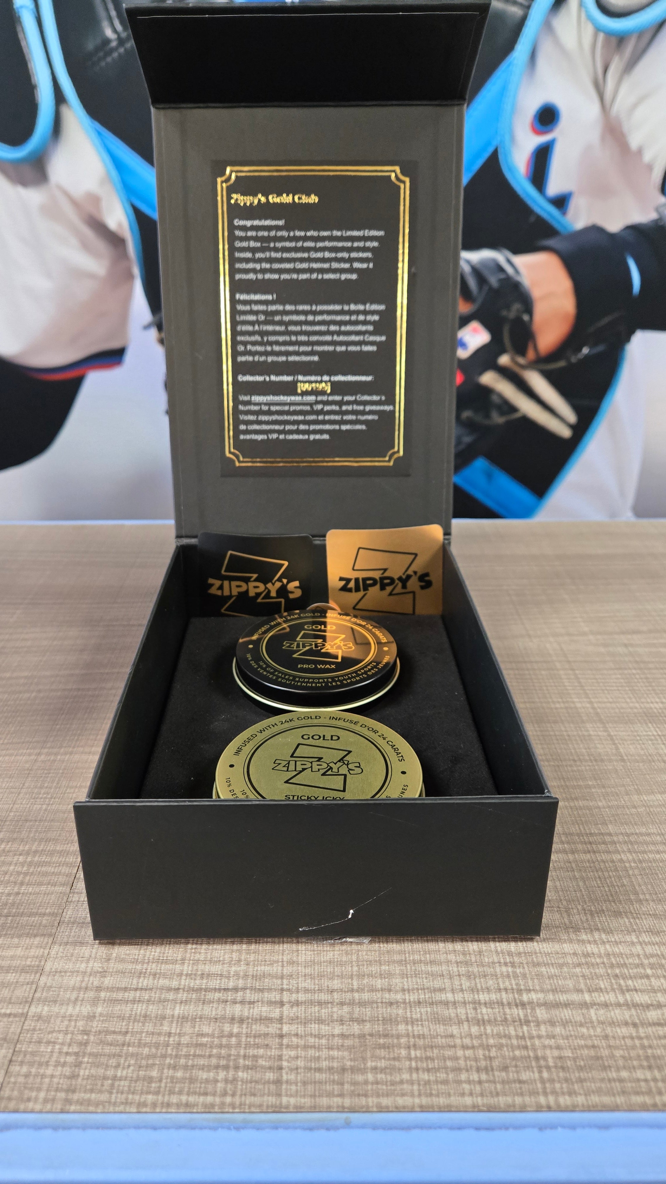 Zippys Hockey Stick Wax Gold Infused - Limited Edition