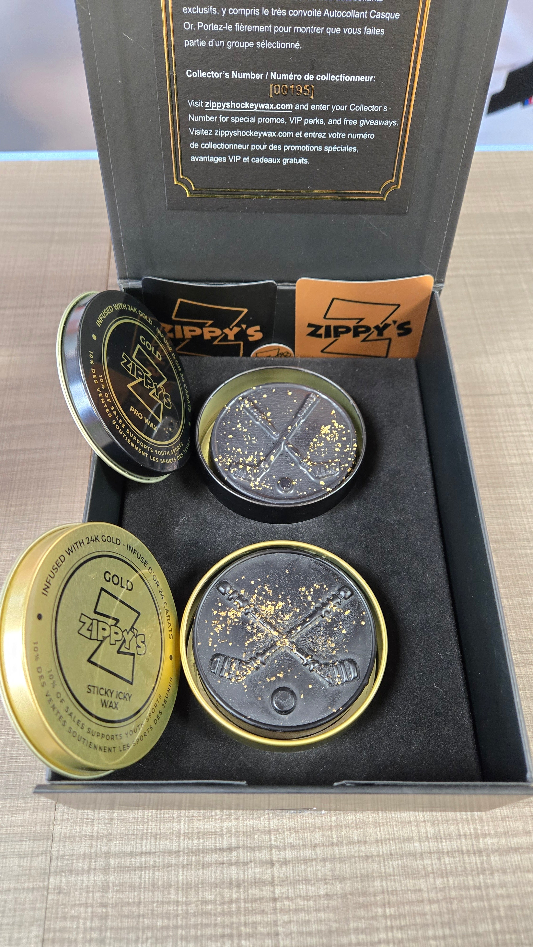 Zippys Hockey Stick Wax Gold Infused - Limited Edition