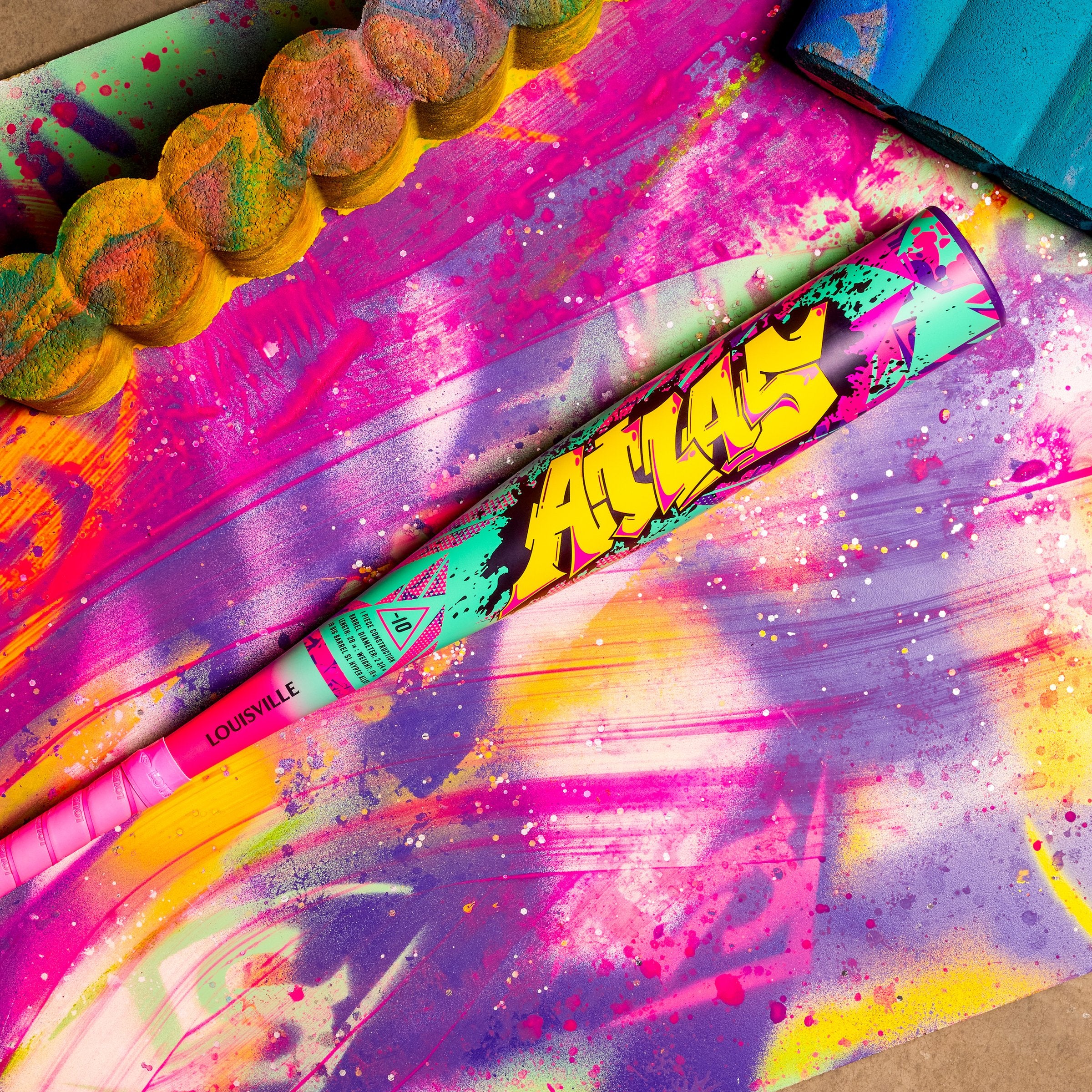 2026 Louisville Slugger Atlas Wildstyle -10 1 Piece Baseball Bat USSSA