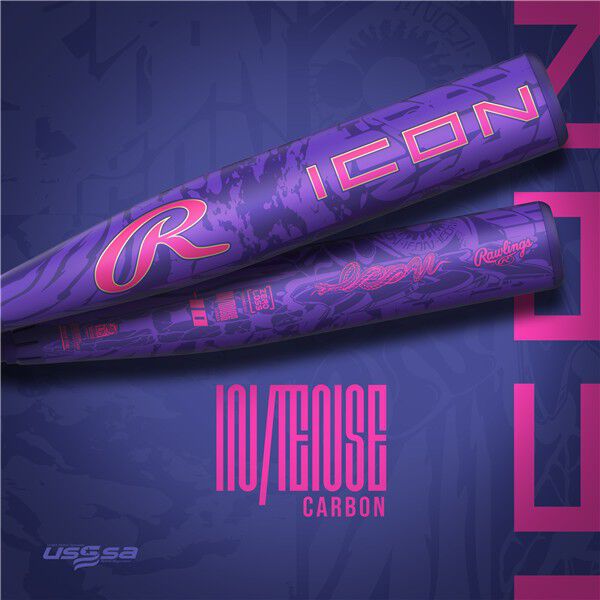 2027 Rawlings Icon 2 Piece -5 Baseball Bat USSSA  RUT7I5