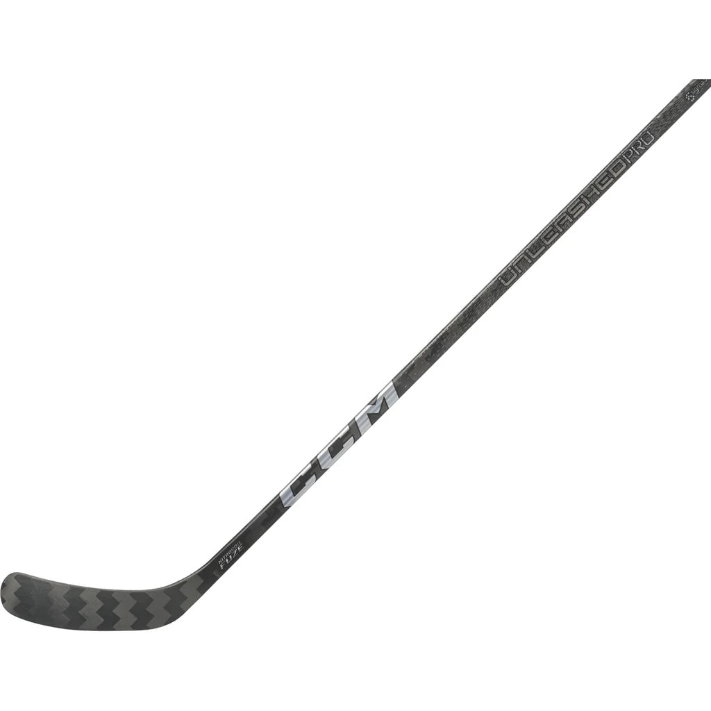 2026 CCM Ribcor Trigger Unleashed Pro Black Chrome Hockey Stick - Intermediate