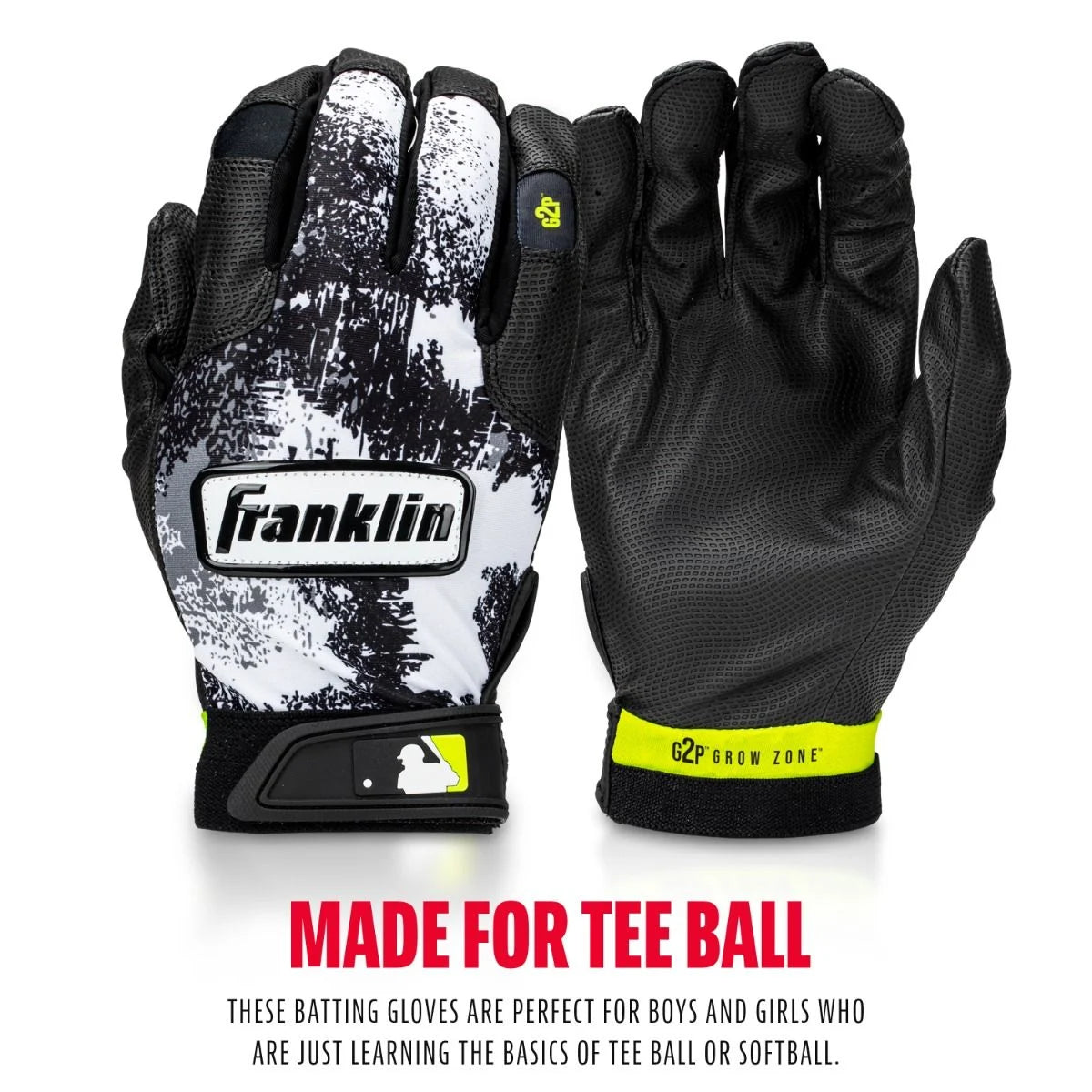Franklin Grow to Pro Batting Gloves - Teeball
