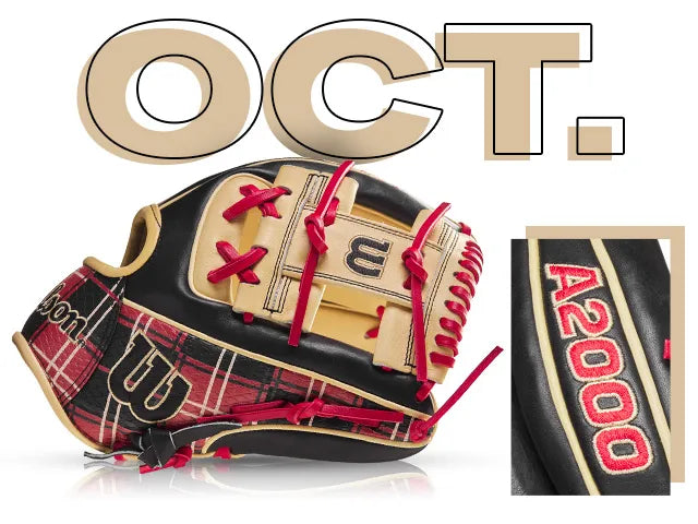 BB GLOVE WILSON A2000 GOTM OCT PLAID 1786 11.5'' BS23