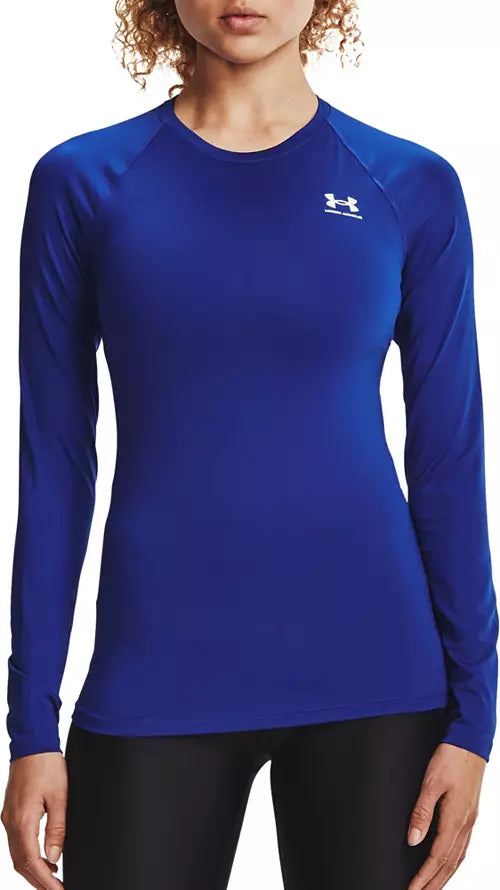 Maillot de compression à manches longues Under Armour Heat Gear 2024 - Femme