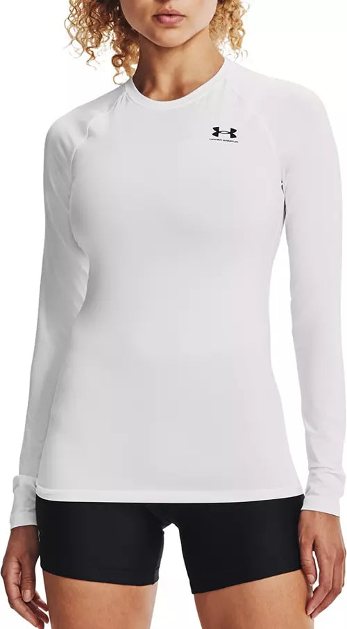 Maillot de compression à manches longues Under Armour Heat Gear 2024 - Femme