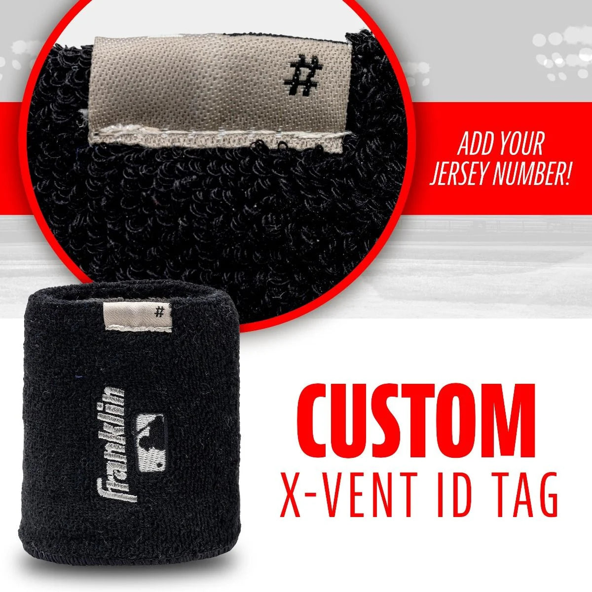 Franklin 4.0" X-Vent Reversible Wristband