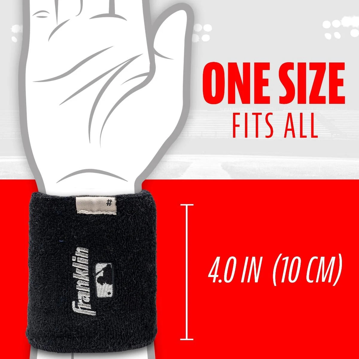 Franklin 4.0" X-Vent Reversible Wristband
