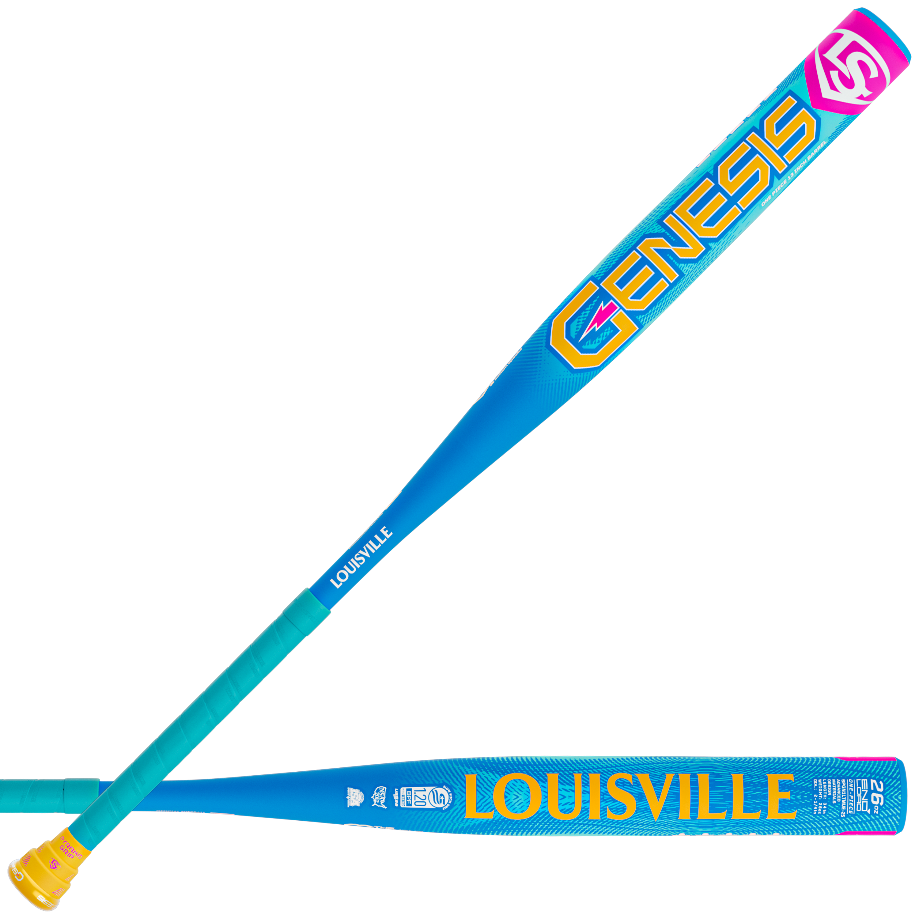 2026 Louisville Slugger Genesis LTM Love the Moment 1 Piece Endload (0.5 oz) 13" Slo-Pitch Bat