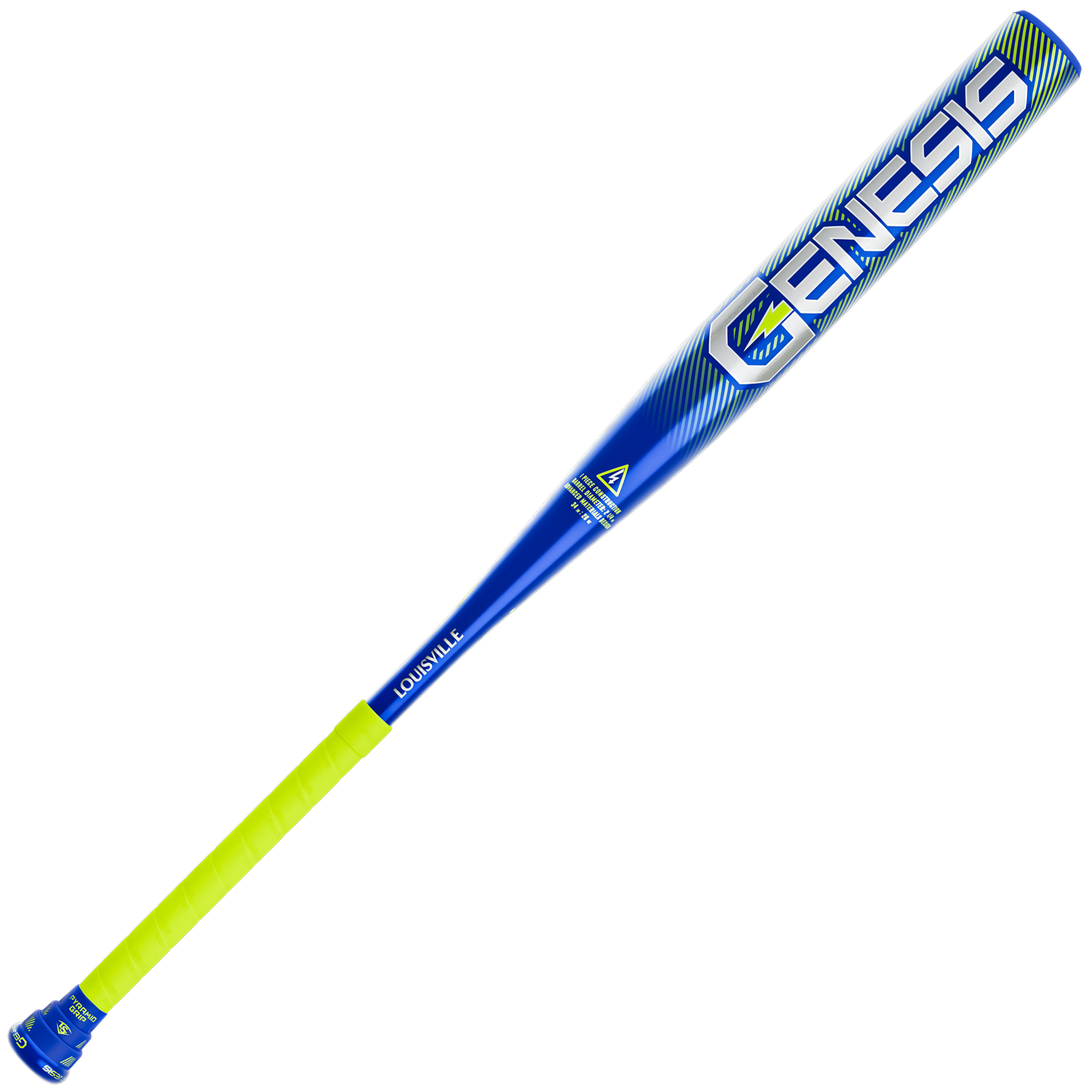 2026 Louisville Slugger Genesis Stripes 1 Piece Endload (0.5oz) 13" Slo-Pitch Bat USSSA - WL2600101