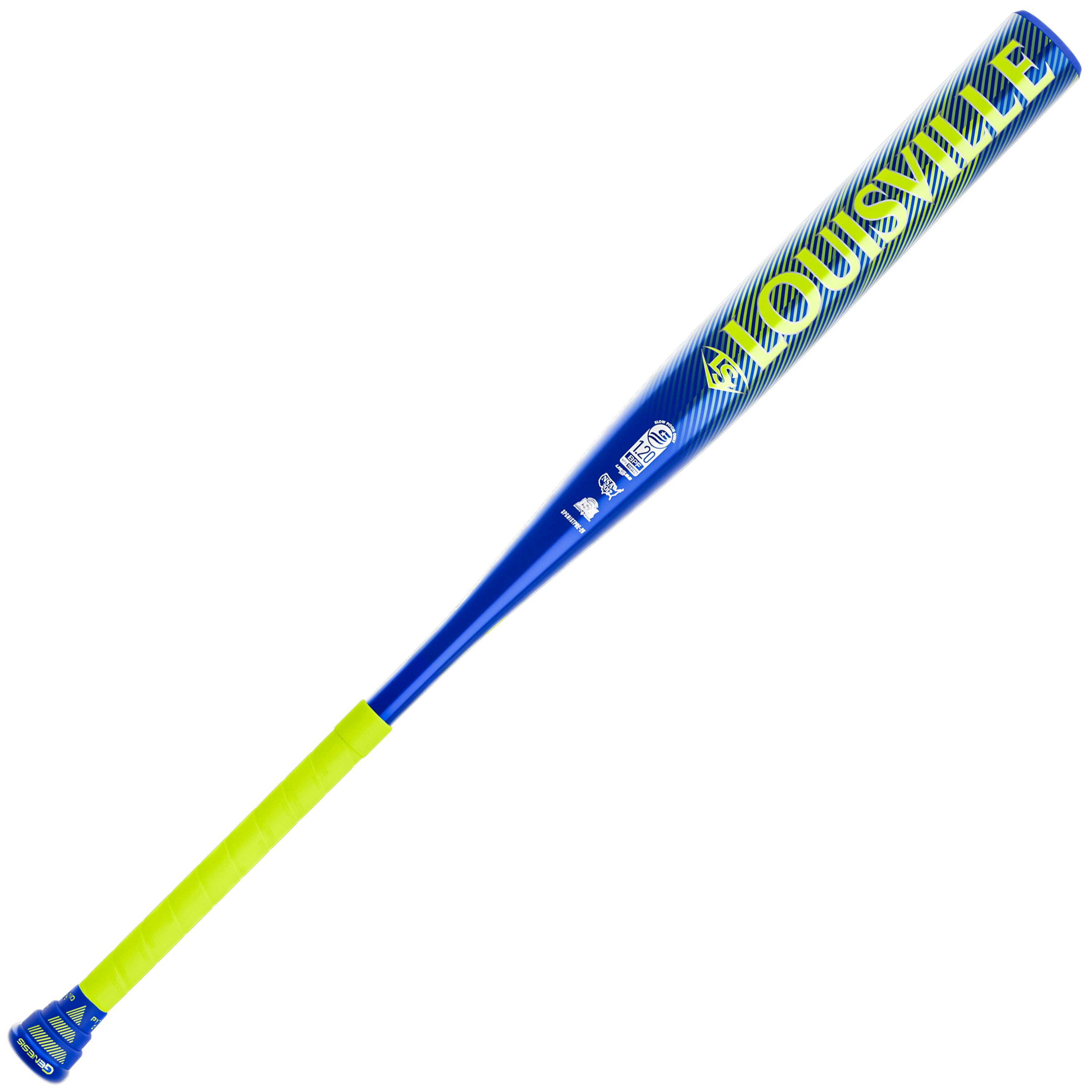 2026 Louisville Slugger Genesis Stripes 1 Piece Endload (0.5oz) 13" Slo-Pitch Bat USSSA - WL2600101