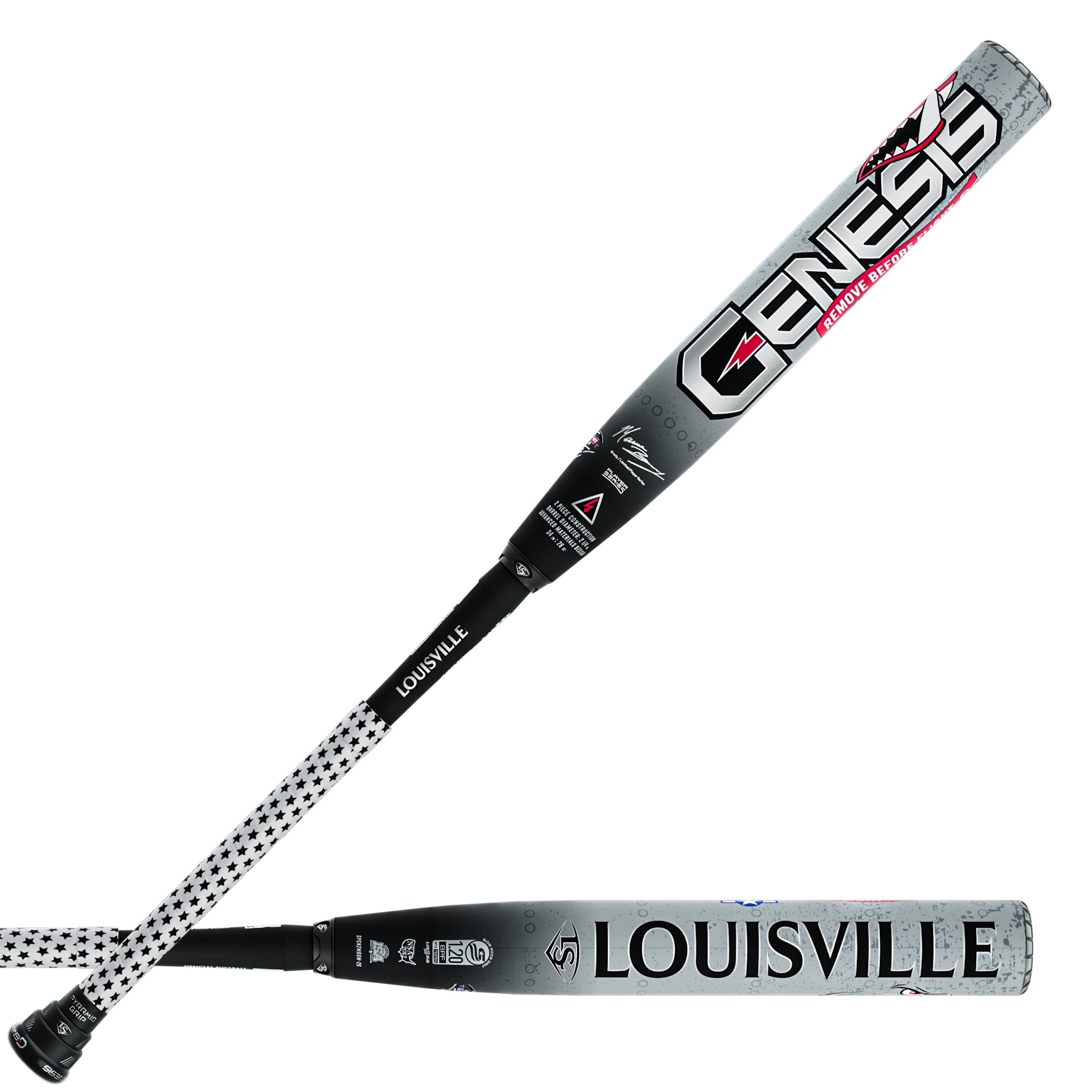 2026 Louisville Slugger Genesis Matt Brady 2 Piece Maxload (0.75oz) 12" Slo-Pitch Bat USSSA - WL2600201