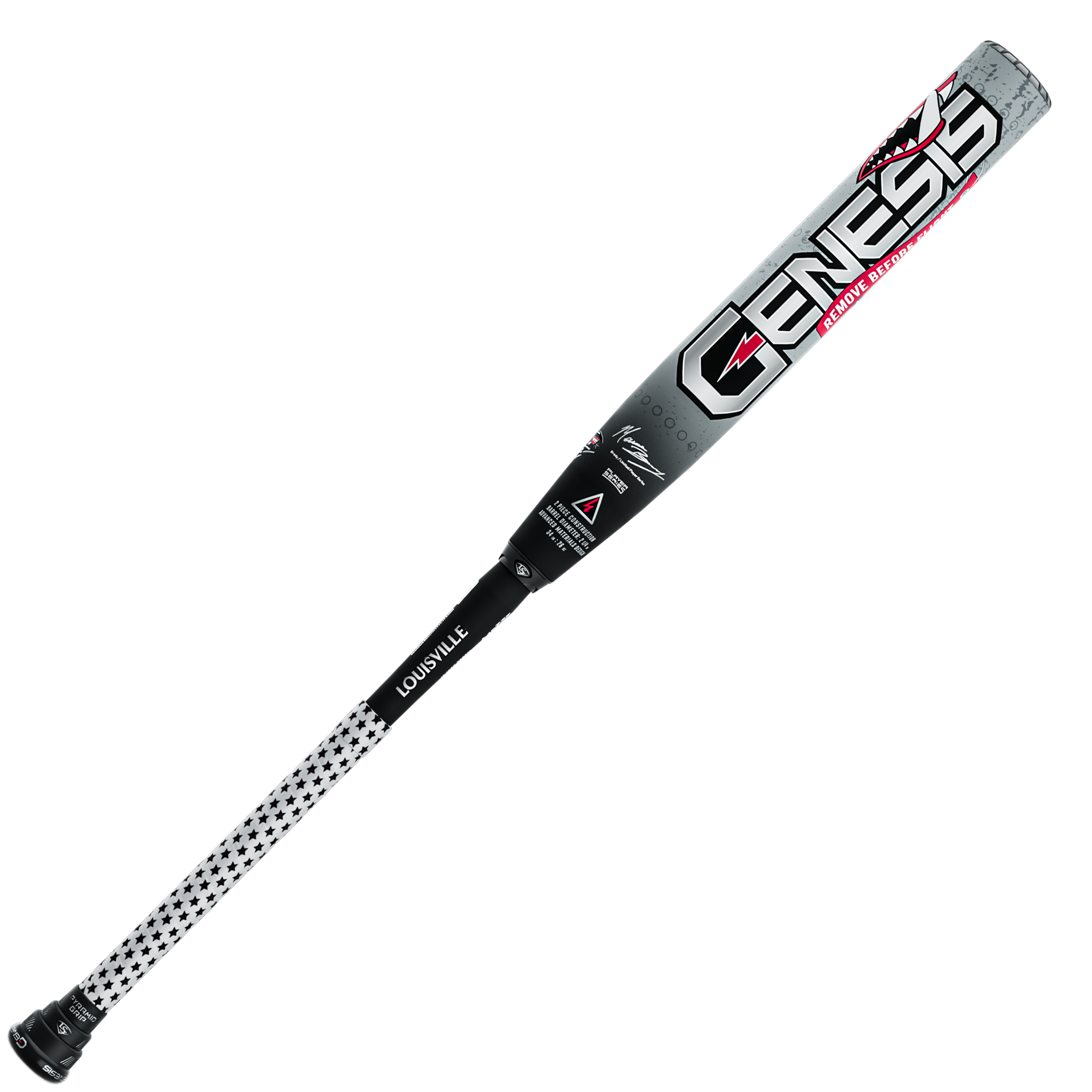 2026 Louisville Slugger Genesis Matt Brady 2 Piece Maxload (0.75oz) 12" Slo-Pitch Bat USSSA - WL2600201