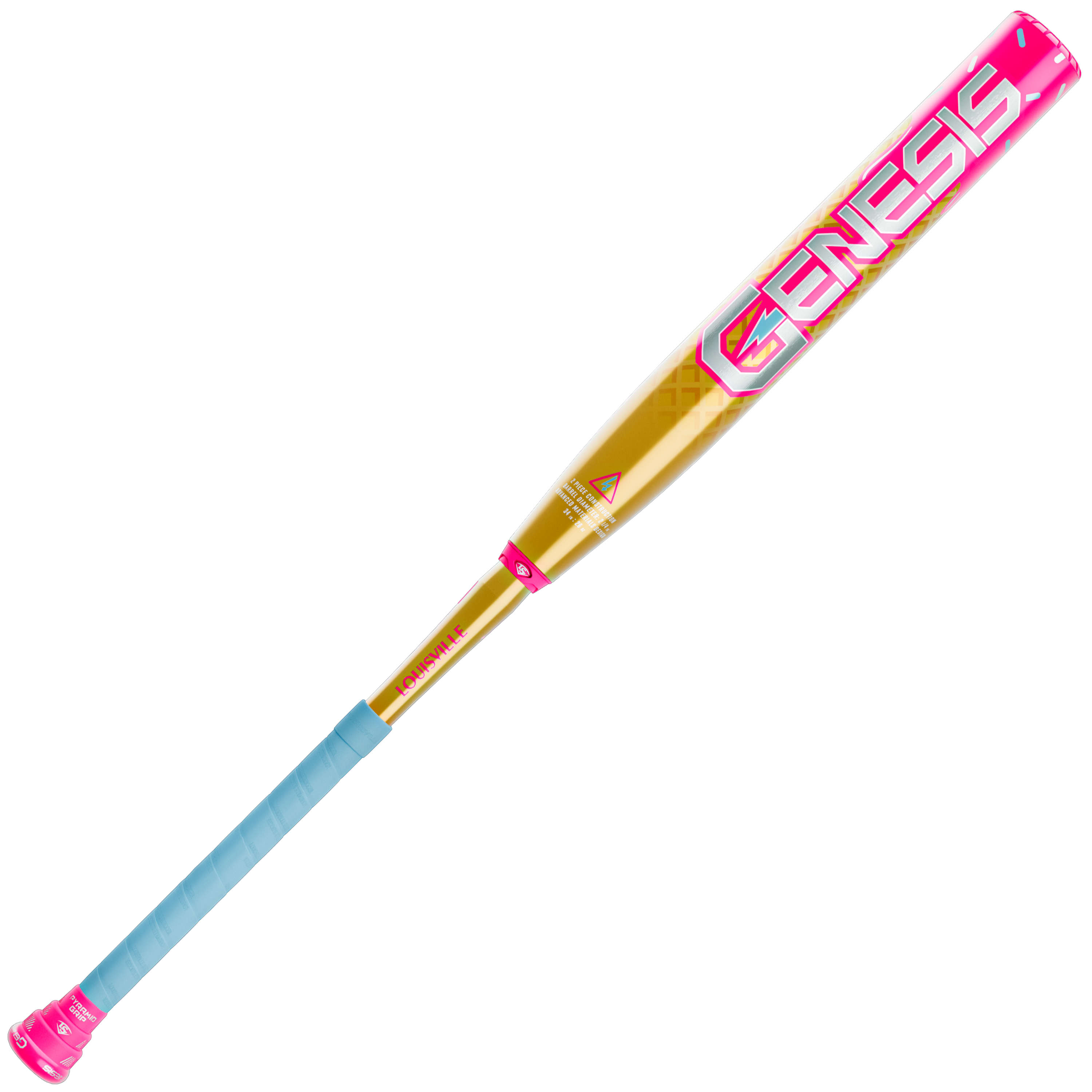 2026 Louisville Slugger Genesis Ice Cream 2 Piece Balanced (0.0oz) 13" Slo-Pitch Bat USSSA WL2601001