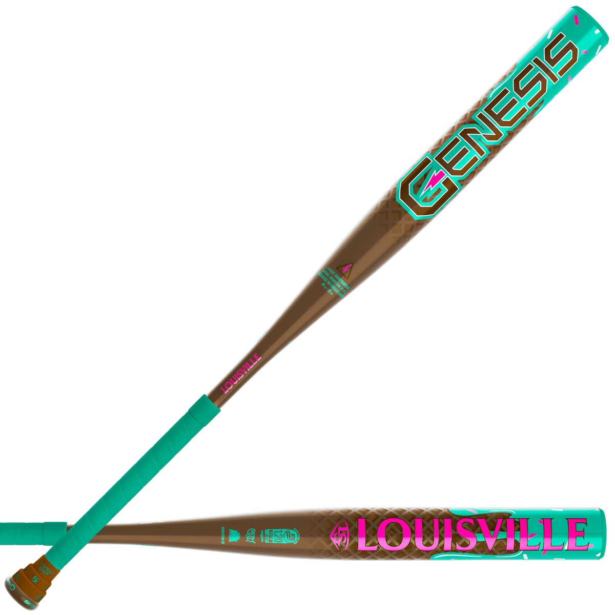 2026 Louisville Slugger Genesis Ice Cream 2 1 Piece Endloaded (0.5oz) 13" Slo-Pitch Bat USSSA