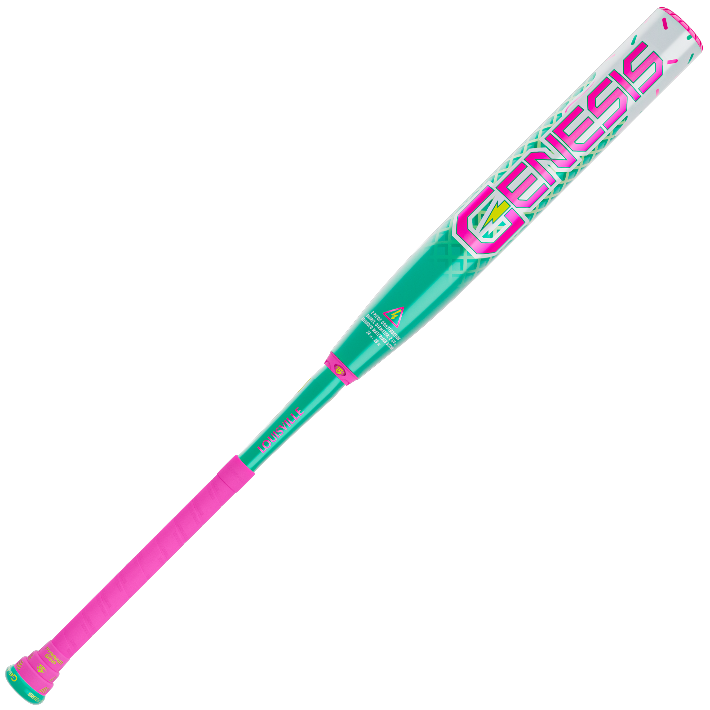 2026 Louisville Slugger Genesis Ice Cream 3 2 Piece Endloaded (0.5oz) 13" Slo-Pitch Bat USSSA