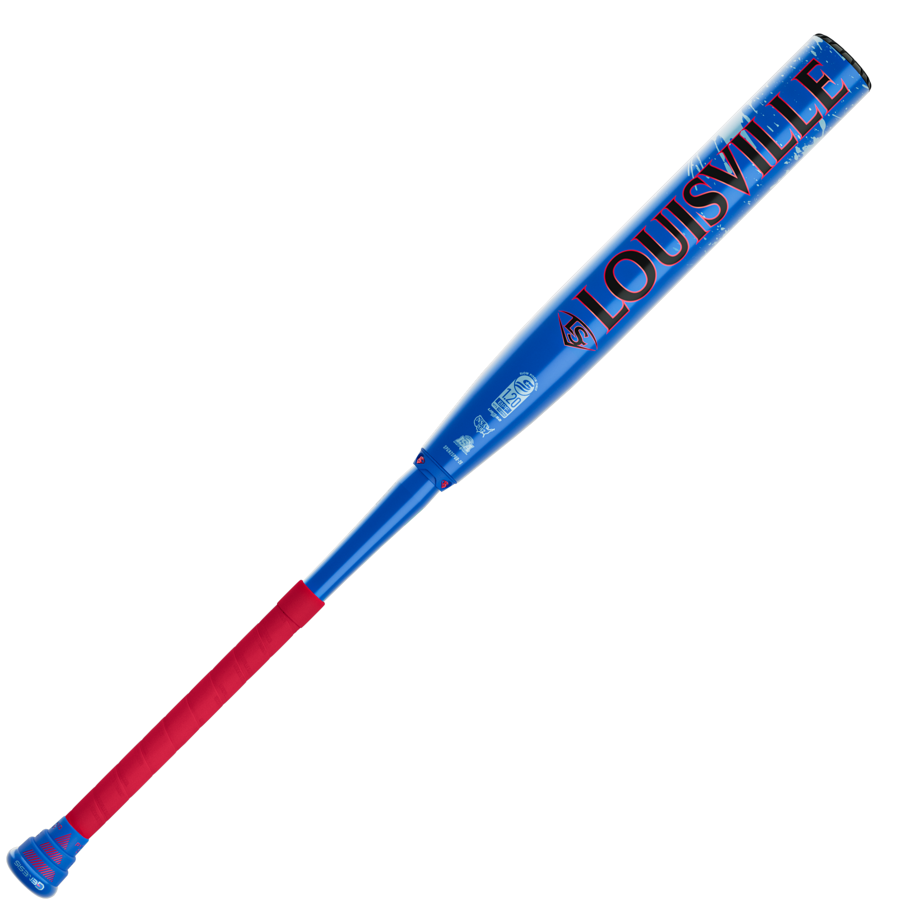 2026 Louisville Slugger Genesis "Splatter" 2 Piece Balanced (0.0oz) 12" Slo-Pitch Bat USSSA - WL2601301