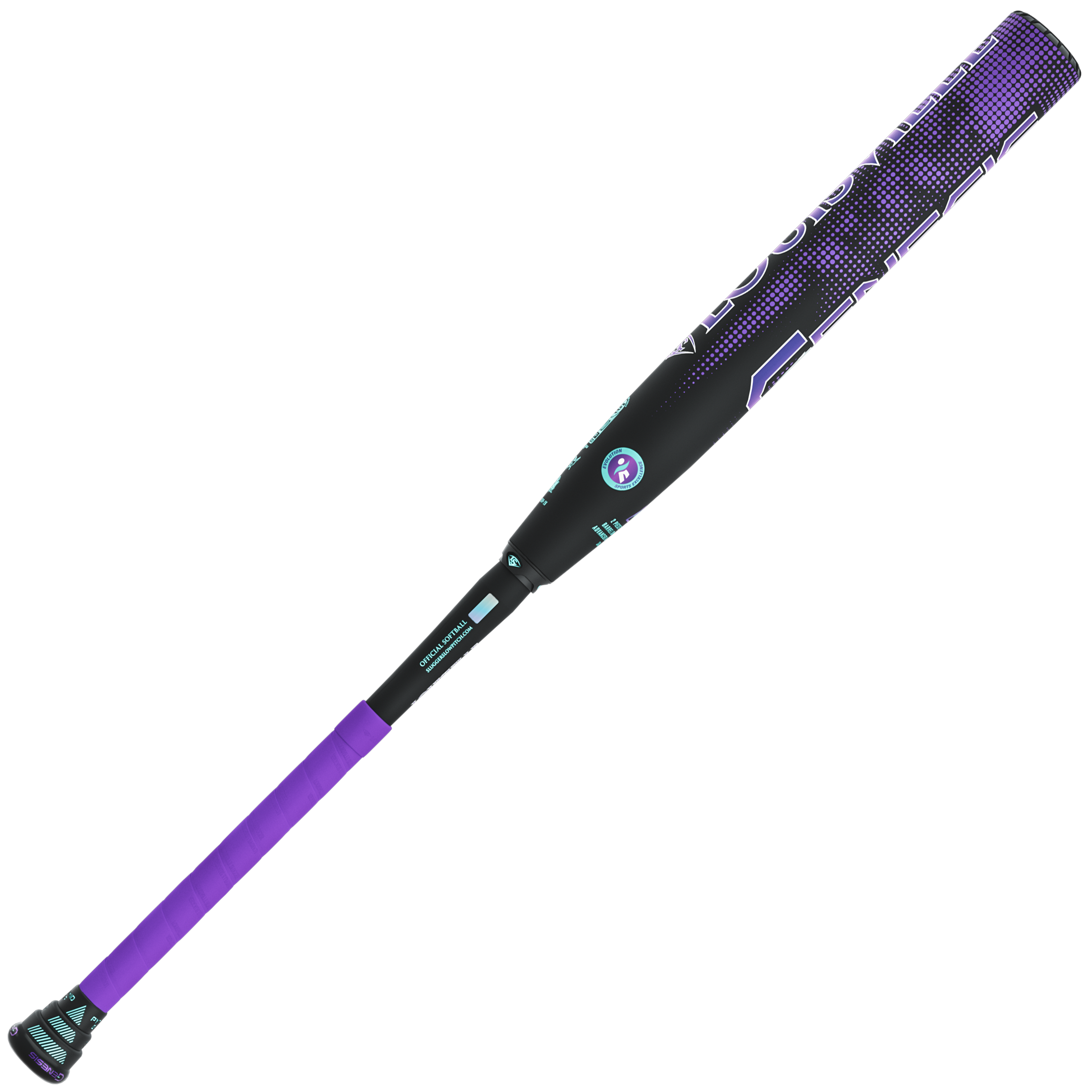 2026 Louisville Slugger Genesis Miami Dusk 2 Piece Maxload (0.75 oz) 13" Slo-Pitch Bat USSSA-Evolution Exclusive