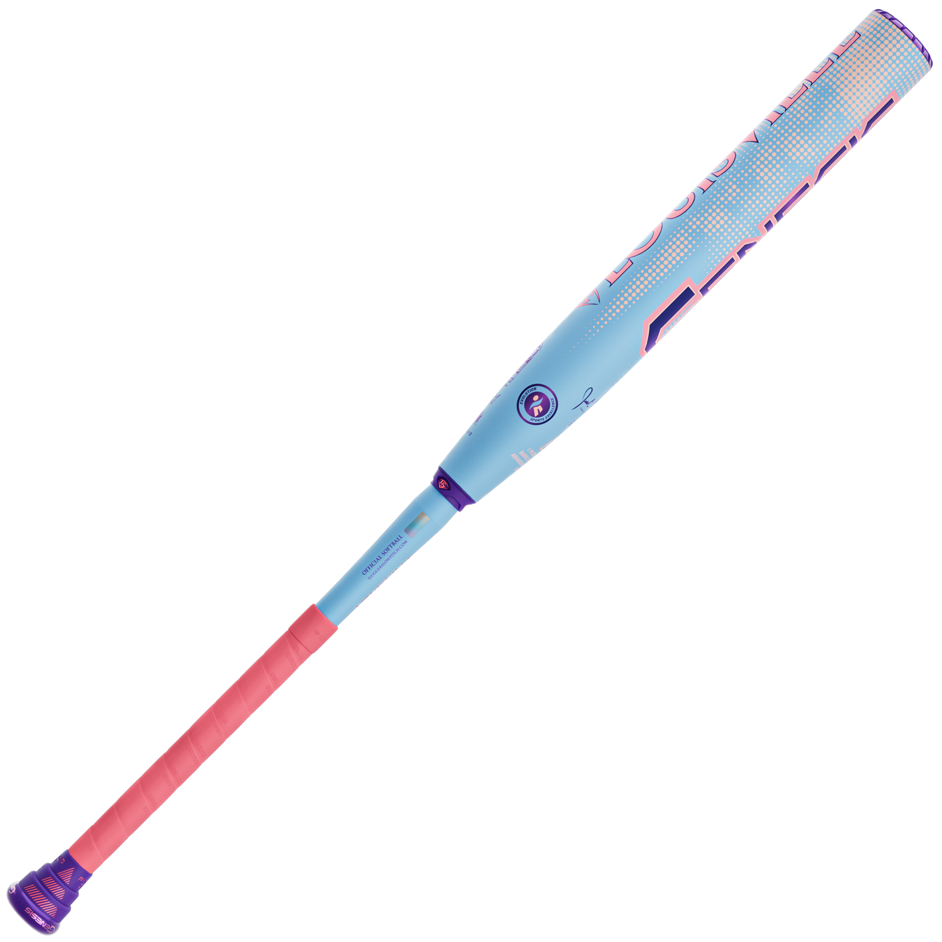 2026 Louisville Slugger Genesis Miami Dawn 2 Piece Maxloaded (0.75 oz) 13" Slo-Pitch Bat USSSA-Evolution Exclusive