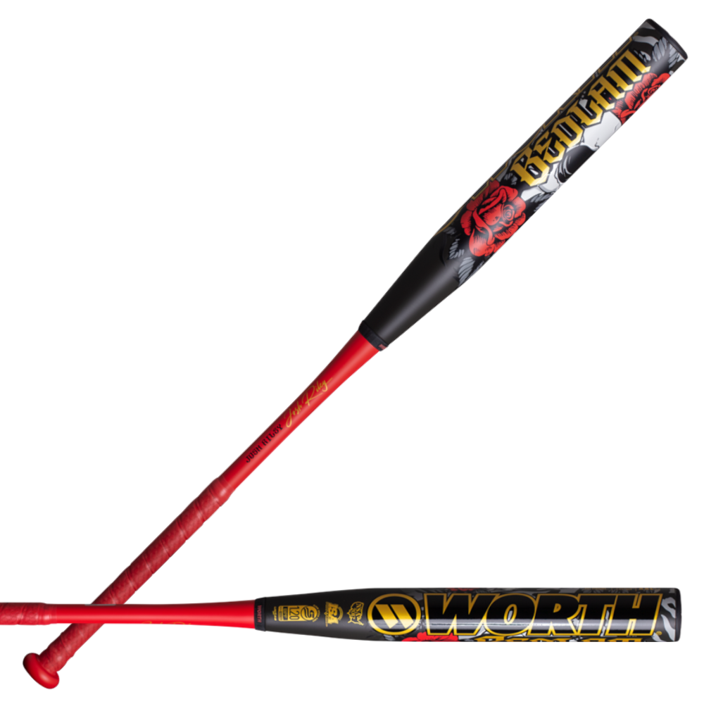 2026 Worth Bedlam Josh Riley Signature 2 Piece 12'' XXL Load (1.0 oz) Slo-Pitch Bat WSU6JRB12X