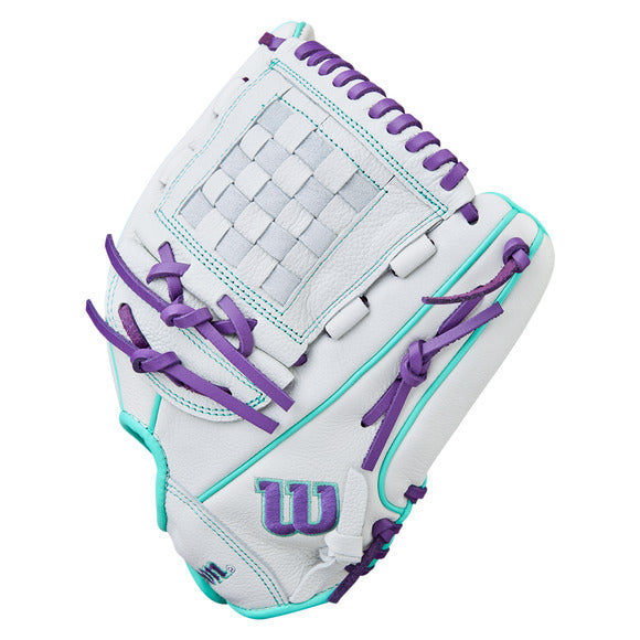 2027 Wilson A500 Siren 12" Youth Utility Softball Glove WBW10355912 - Right Hand Throw