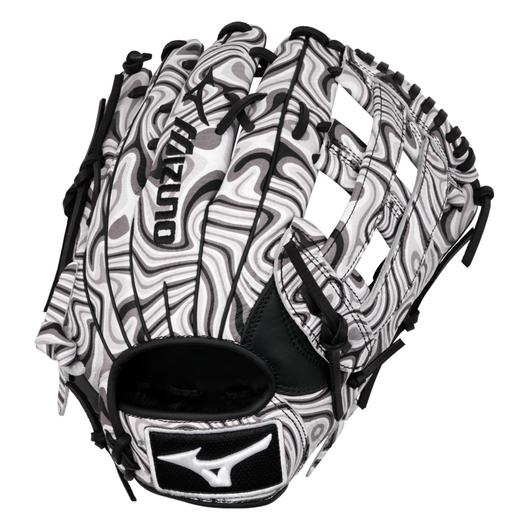 Mizuno MVP Prime M Print 2025 Gant de baseball pour extérieur, main droite, GMVP-70MP, 12,75 pouces