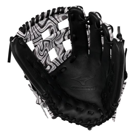 Mizuno MVP Prime M Print 2025 Gant de baseball pour extérieur, main droite, GMVP-70MP, 12,75 pouces