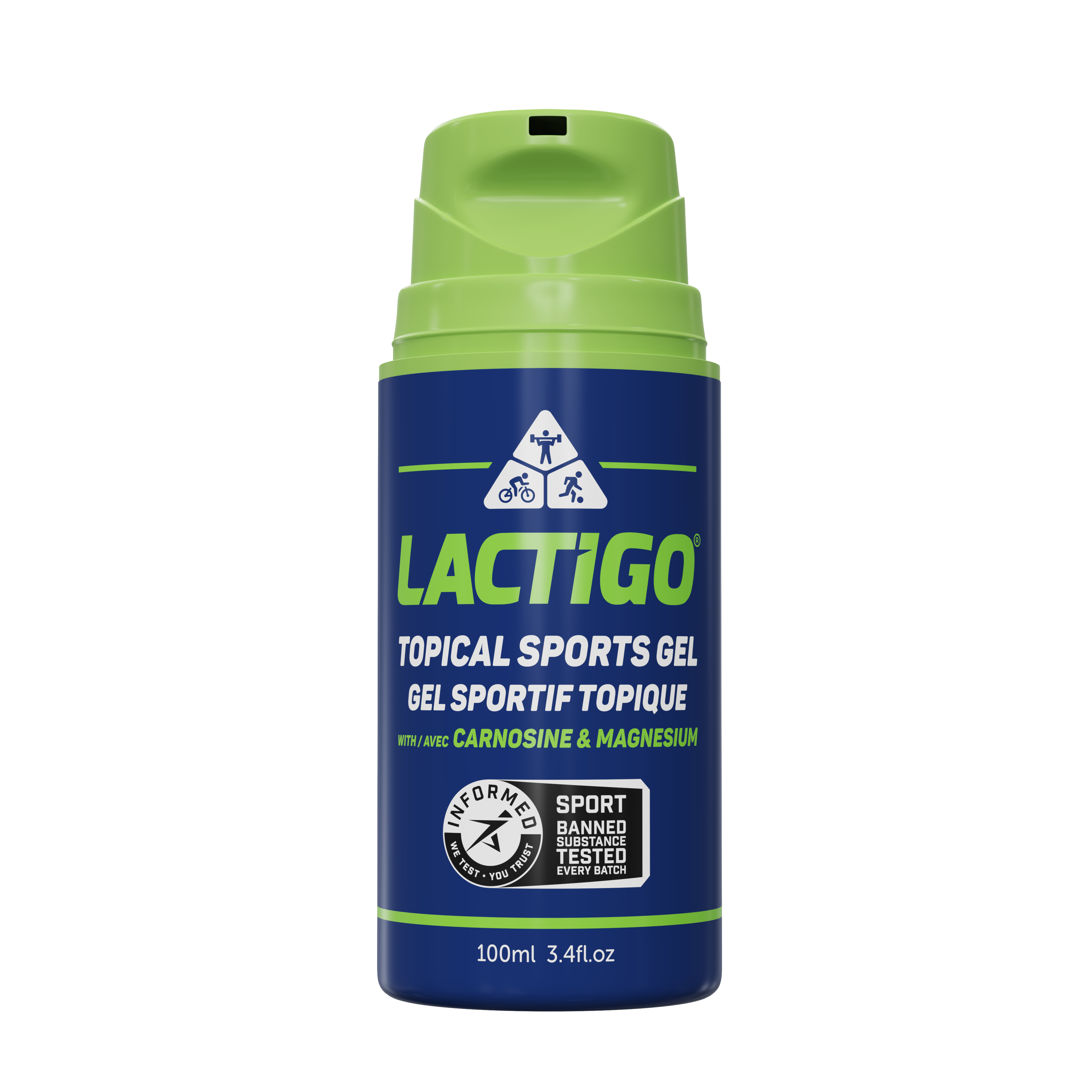 2024 Lactigo Sports Recovery Gel - 100 ml